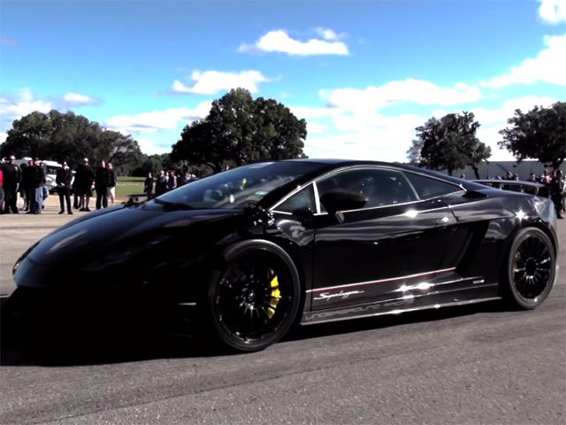 2000-сильный Lamborghini Gallardo устанавливает мировой рекорд